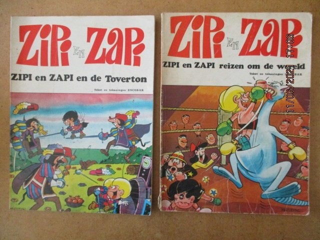 adv4294 zipi en zapi, Eén stripboek, Ophalen, Gelezen