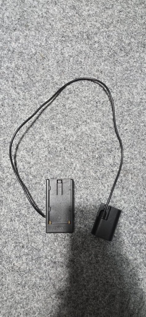 Batterij converter Sony NP-F naar Canon LP-E6