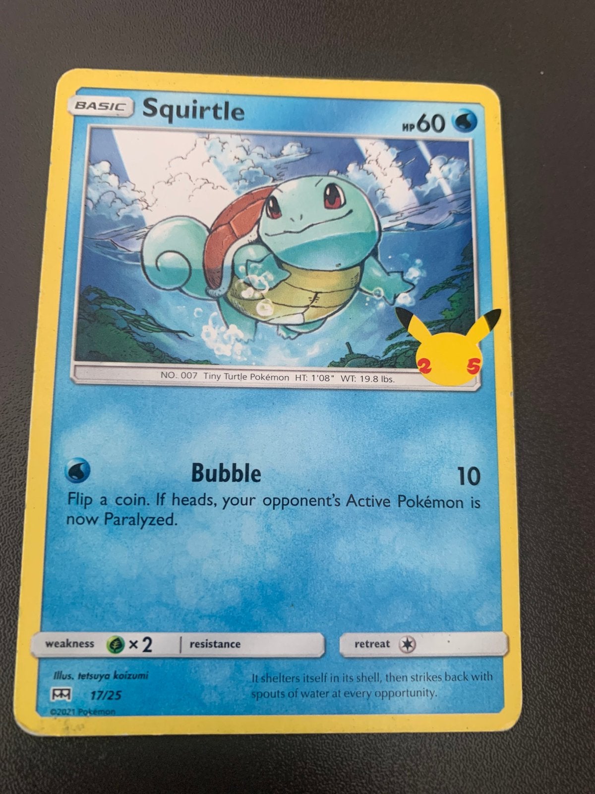 25 jaar Promo s. Squirtle, Ophalen of Verzenden, Zo goed als nieuw