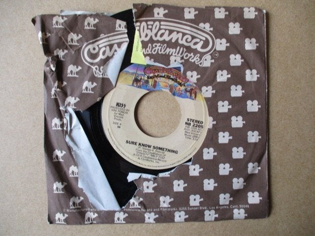 s2833 kiss - sure know something, Ophalen, Gebruikt, 7 inch, Overige genres