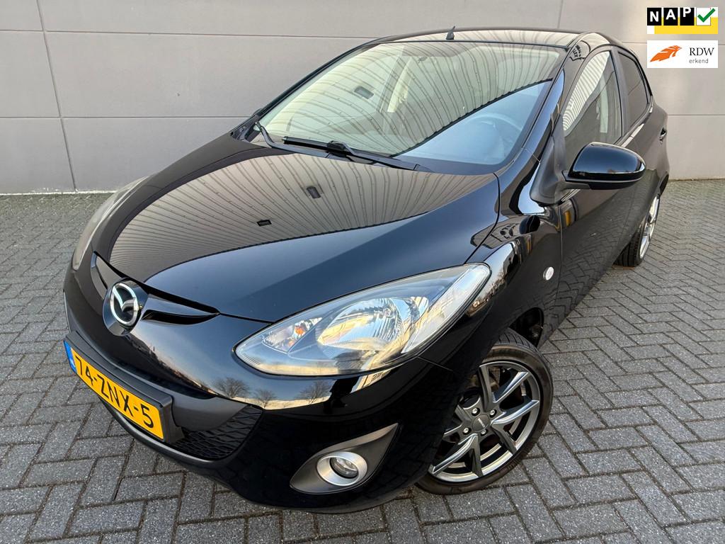 Mazda 2 1.3 GT*AIRCO*NEW APK*NAP*ELKT-RAAM*C-D AFSTAND, Voorwielaandrijving, Euro 5, USB, 4 cilinders