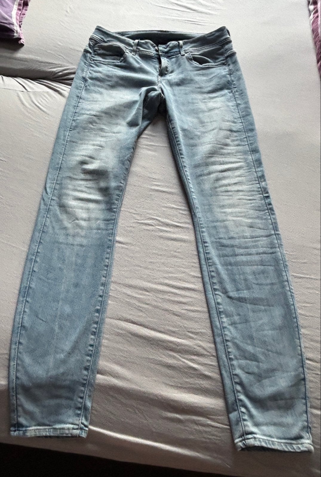 G-Star Raw Lynn Mid Skinny Dames Jeans W33 L34, Kleding | Dames, Ophalen of Verzenden, Gedragen, Blauw, Overige jeansmaten