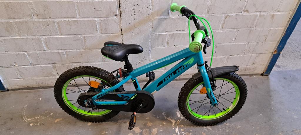 MOLBBE Rocky Kinderfiets 16 inch - Blauw/Groen, Fietsen en Brommers, Ophalen, MOLBBE, Velgrem, 16 tot 20 inch