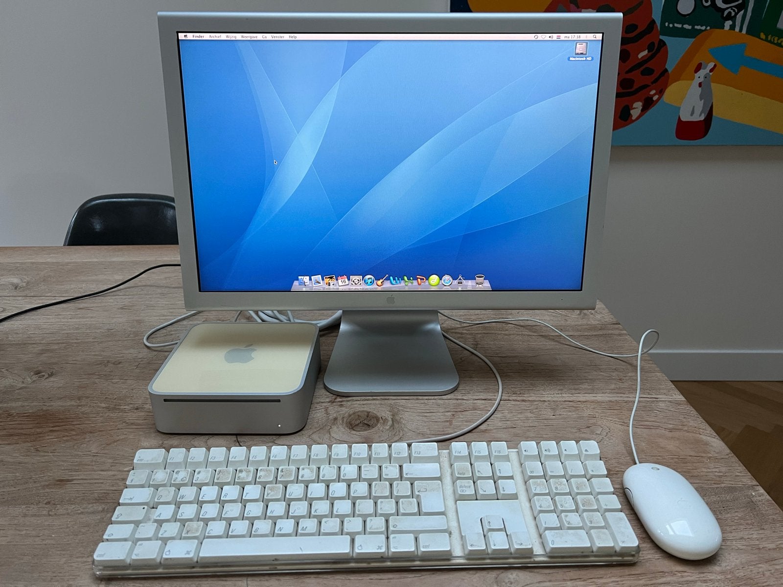 Apple Mac Mini G4 met beeldscherm, toetsenbord en muis, Computers en Software, Apple Desktops, Ophalen, Gebruikt, Minder dan 4 GB