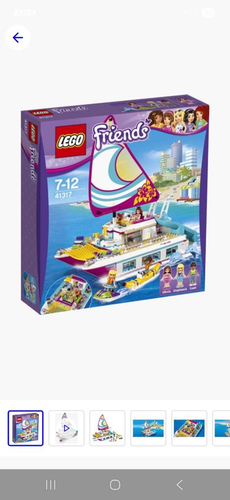 LEGO Friends 41317 Zonneschijn Catamaran, Lego, Compleet, Friends, Ophalen of Verzenden