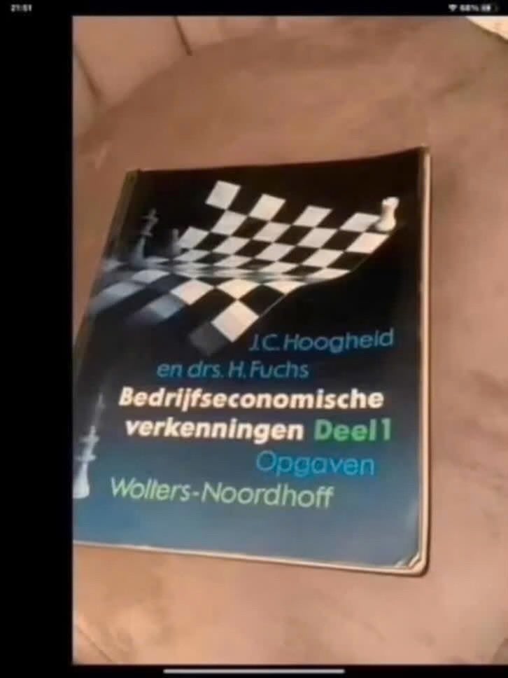 Bedrijfseconomische verkenningen Deel 1 Opgaven, Gelezen, J.C. Hoogheid en drs. H. Fuchs, Gamma, HBO