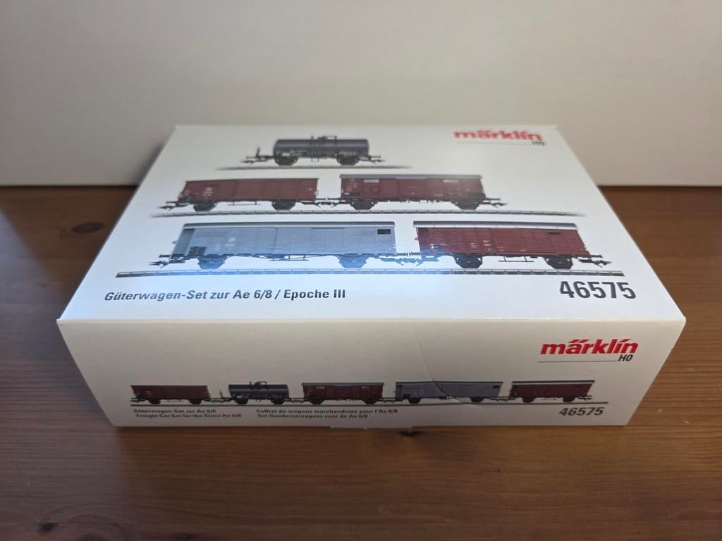 Märklin 46575 Goederenwagen set, Ophalen, Wisselstroom, Märklin, Nieuw