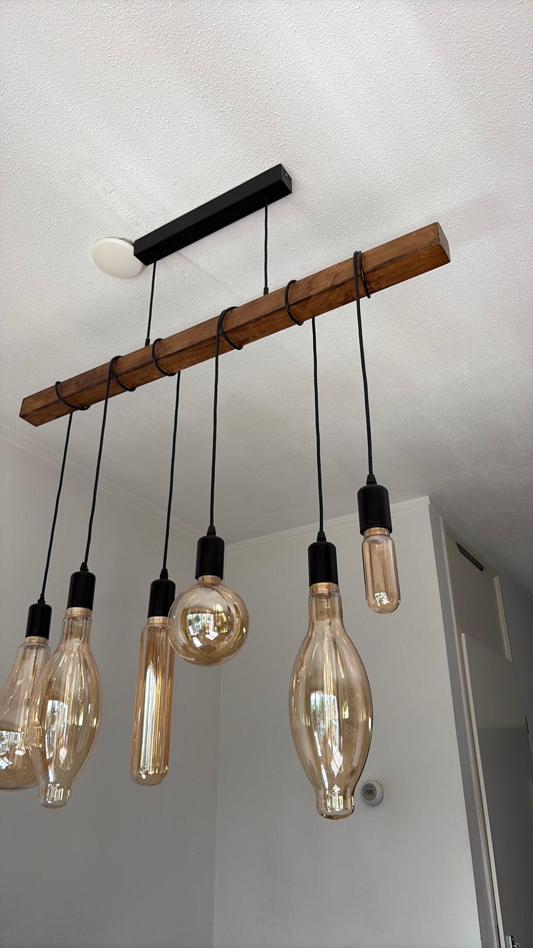 Eettafel lamp, Huis en Inrichting, Lampen | Hanglampen, Ophalen of Verzenden, Zo goed als nieuw, Minder dan 50 cm