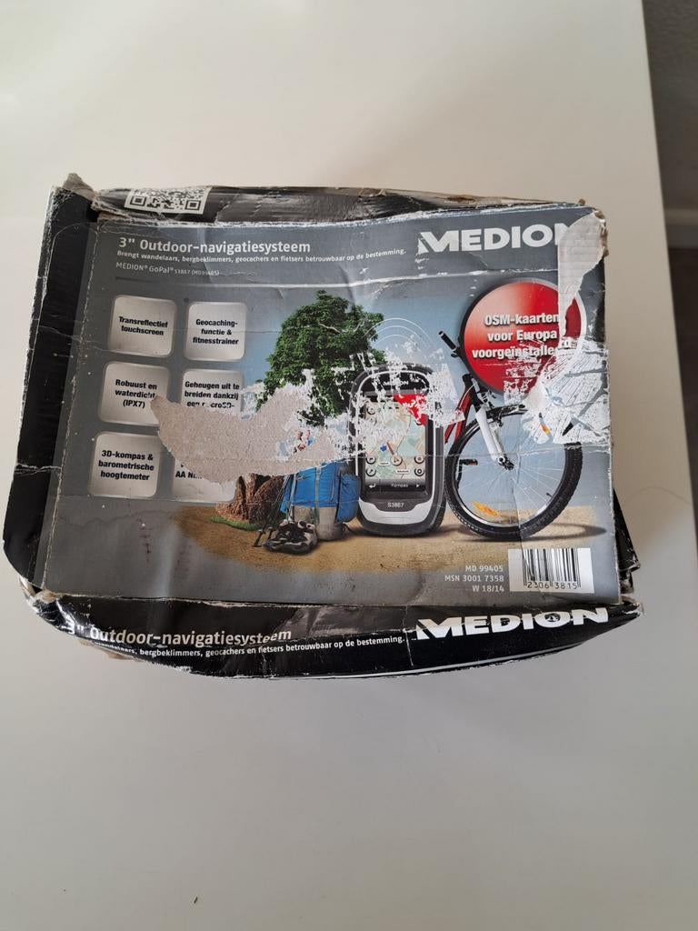 Medion Outdoor Navigatiesysteem GPS Fiets Wandel, Ophalen of Verzenden, Gebruikt
