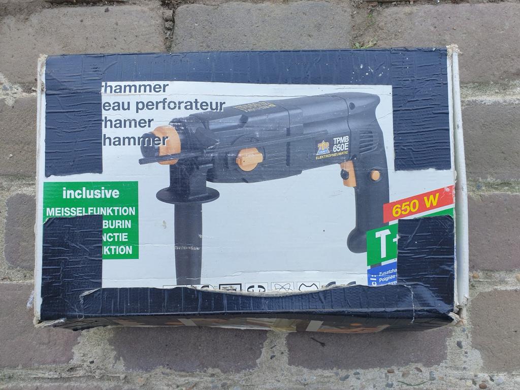 Topcraft boorhamer 650watt, Doe-het-zelf en Verbouw, Gereedschap | Boormachines, Ophalen of Verzenden, Gebruikt, 600 watt of meer