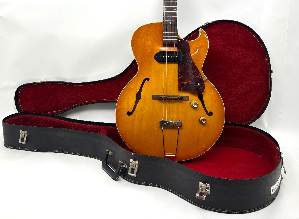 Gibson ES-125TC 1965  Faded Cherry Sunburst w/ Original Case, Ophalen of Verzenden, Gebruikt, Hollow body, Gibson