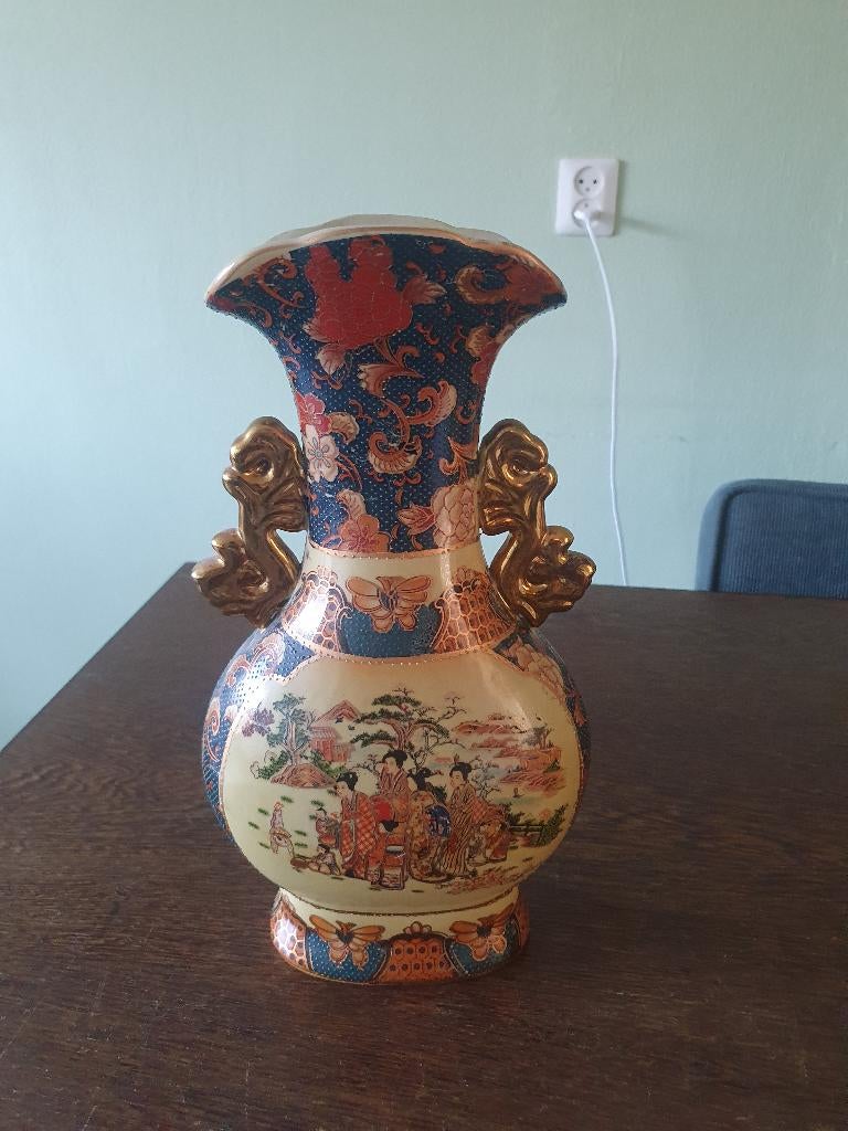 Chinese vazen, Huis en Inrichting, Woonaccessoires | Vazen, Overige kleuren, Aardewerk of Porselein, Ophalen of Verzenden, Zo goed als nieuw