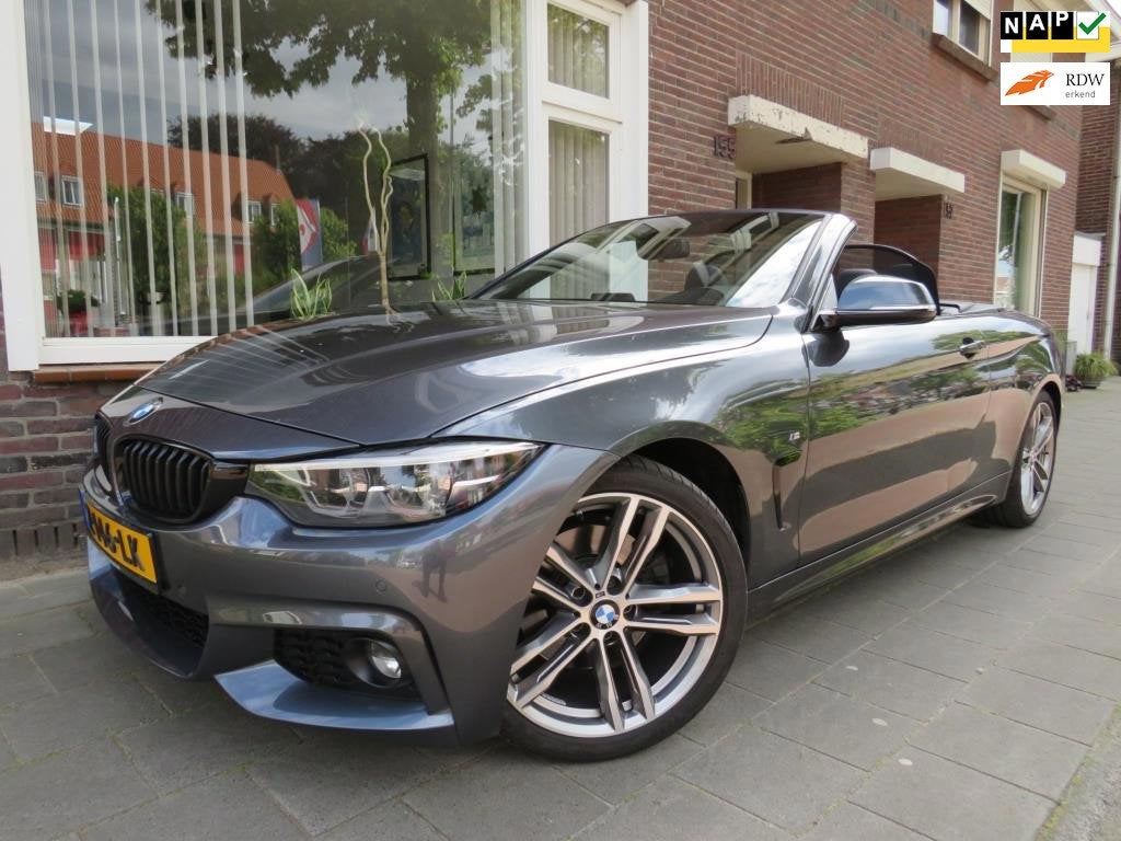 BMW 4-serie Cabrio 430i High Executive Automaat Leder Clima, Auto's, BMW, Automaat, Achterwielaandrijving, Gebruikt, 4 stoelen