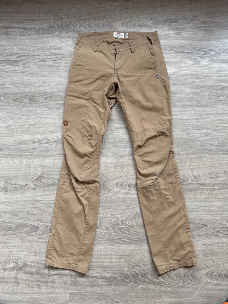 Fjällräven outdoor broek dames maat 36, Beige, Ophalen of Verzenden, Maat 36 (S), Lang