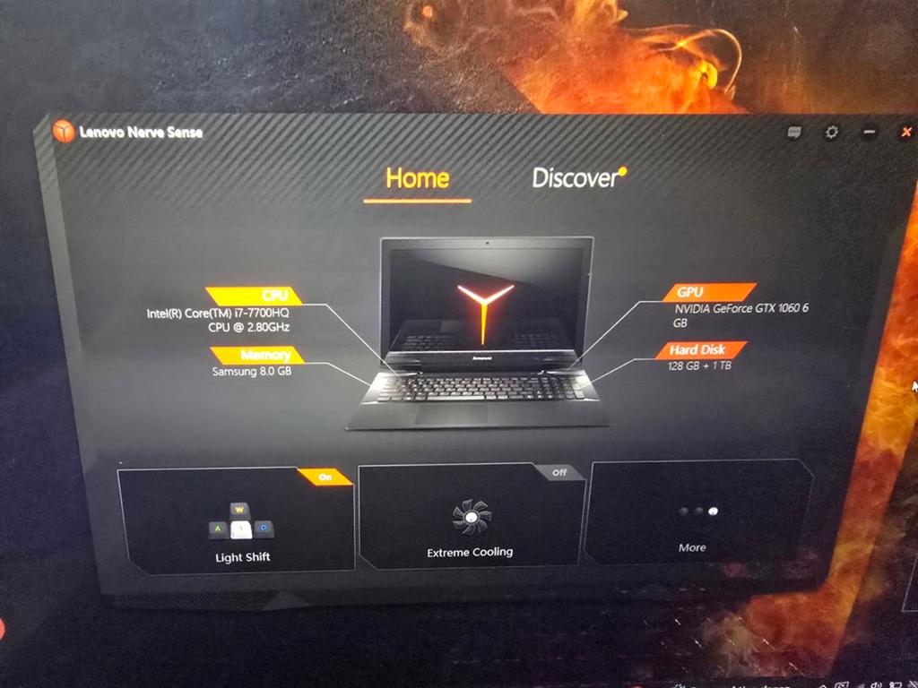 Lenovo Legion Y520 Gaming Laptop i7-7700HQ GTX 1060 6GB, Ophalen, Gebruikt, Met videokaart, 2 tot 3 Ghz