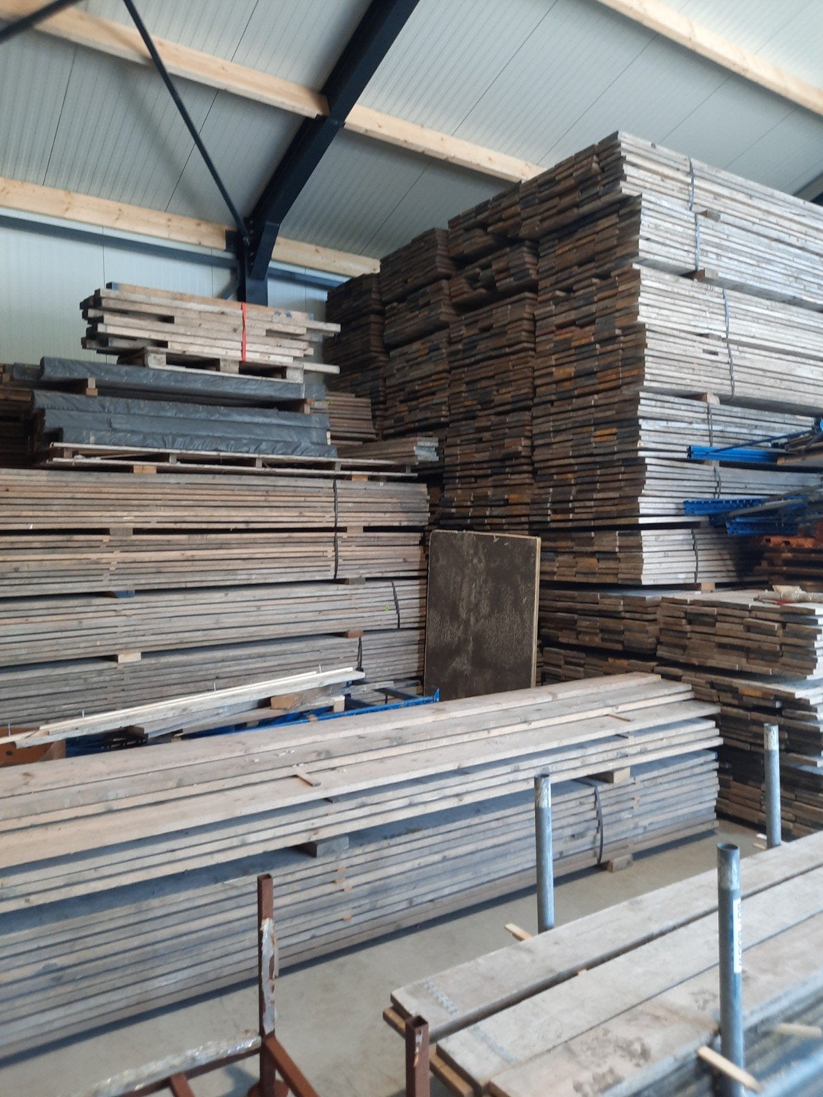 steigerdelen steigerplanken de, Ophalen of Verzenden, 250 cm of meer, Planken