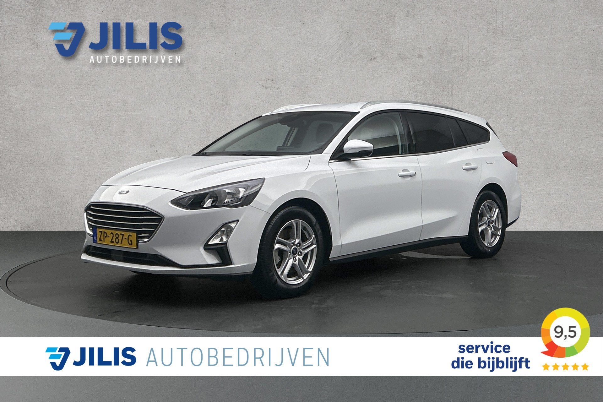 Ford FOCUS Wagon 1.0 EcoBoost | Stoelverwarming | adaptieve, Auto's, Ford, Gebruikt, Met garantie (alle), 1283 kg, Wit