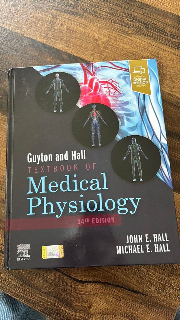 Guyton and Hall Textbook of Medical Physiology 14E, Ophalen, Beta, Zo goed als nieuw, WO