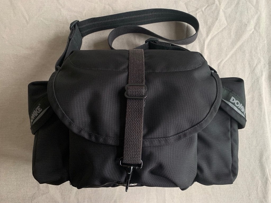 Domke J-3 Journalist Shoulder Bag, Overige merken, Gebruikt, Ophalen of Verzenden, Zwart