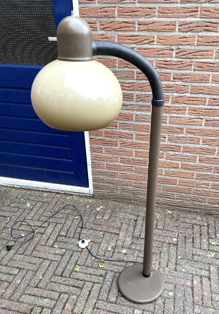 Leuke Space Age Dijkstra Lamp - vintage retro mid century, Ophalen, Gebruikt, 100 tot 150 cm, E27 (groot)