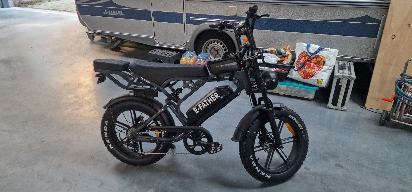 E-FATHEr elektrische fiets - Zo goed als nieuw, Overige merken, Zo goed als nieuw, Schijfrem, Minder dan 49 cm