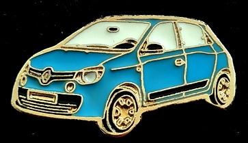 Renault Twingo -3- pin lichtblauw, Verzenden, Nieuw, Transport, Speldje of Pin
