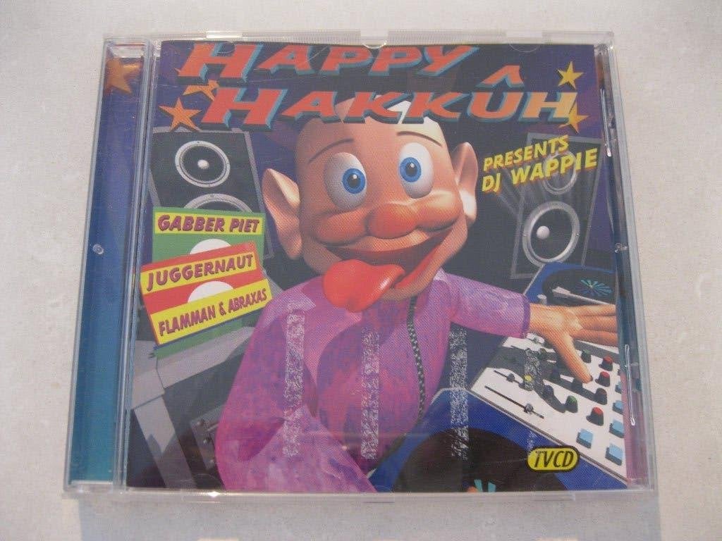 Happy Hakkuh! DJ Wappie CD – 90s Gabber / Happy Hardcore, Inclusief boekje, Overige genres, Ophalen of Verzenden, Zo goed als nieuw