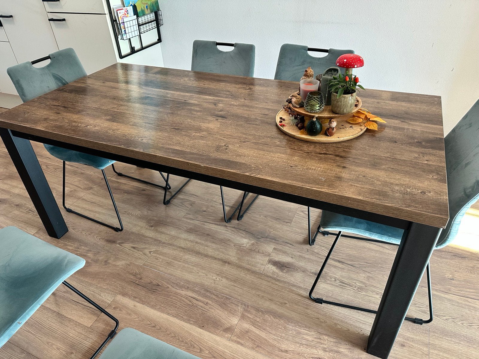 Eettafel 190 x 90 cm – zo goed als nieuw, Ophalen, 50 tot 100 cm, Zo goed als nieuw, Vijf personen of meer