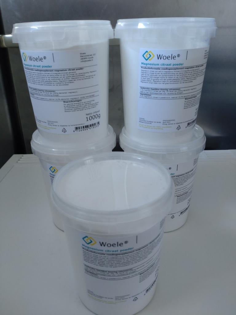 zuivere magnesiumcitraat poeder 1kg fabrikant Woele, Ophalen of Verzenden, Nieuw, Overige typen