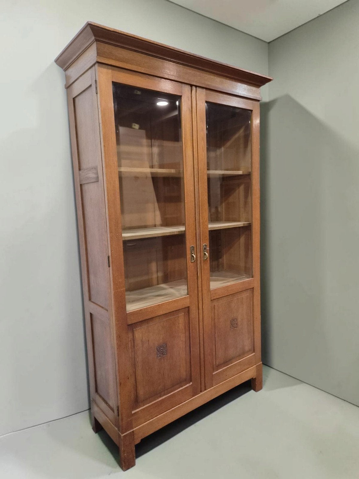 Antieke kast Art Deco Vitrinekast / Boekenkast - 1930, Ophalen
