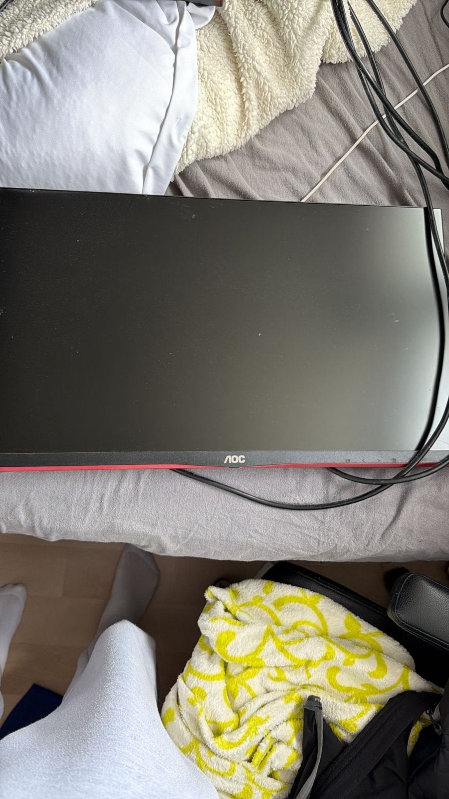 AOC monitor, 165hz, 24inch, zonder standaard, Gebruikt, IPS, Full HD, 201 Hz of meer