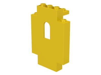 Lego Yellow Panel 2 x 5 x 6 Wall with Window, Gebruikt, Overige thema's, Lego, Ophalen of Verzenden