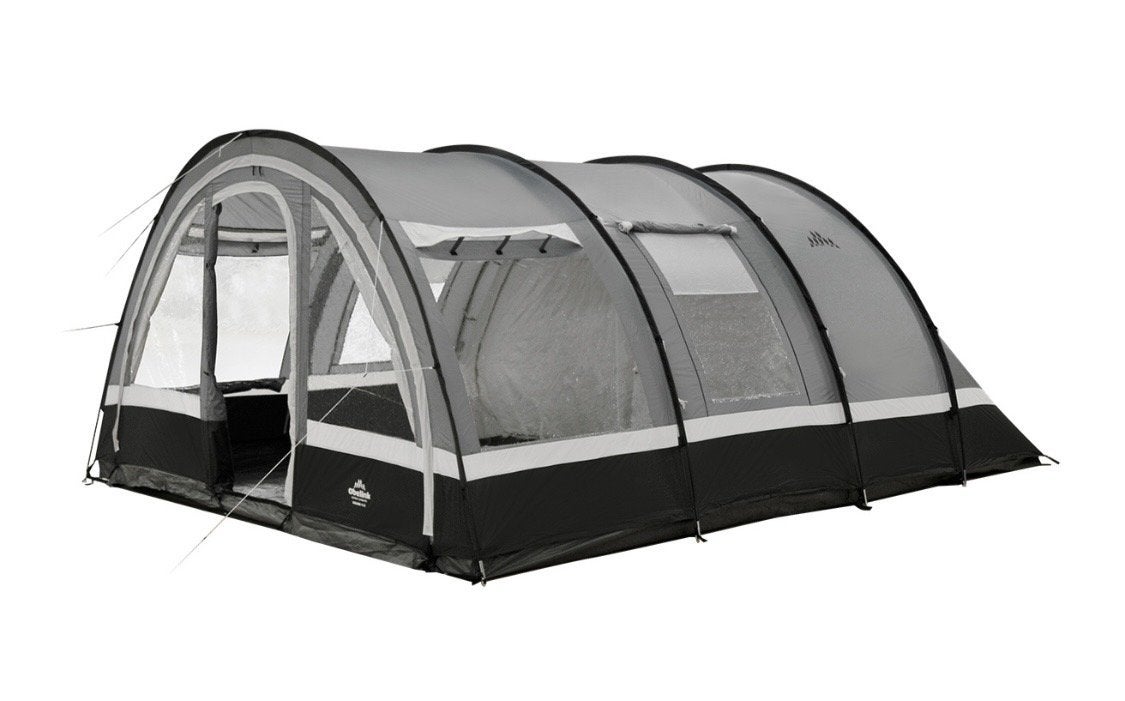 Obelink Lugano 6 Plus tunneltent - Slechts één keer gebruikt, Caravans en Kamperen, Ophalen of Verzenden, Zo goed als nieuw, Tot en met 4