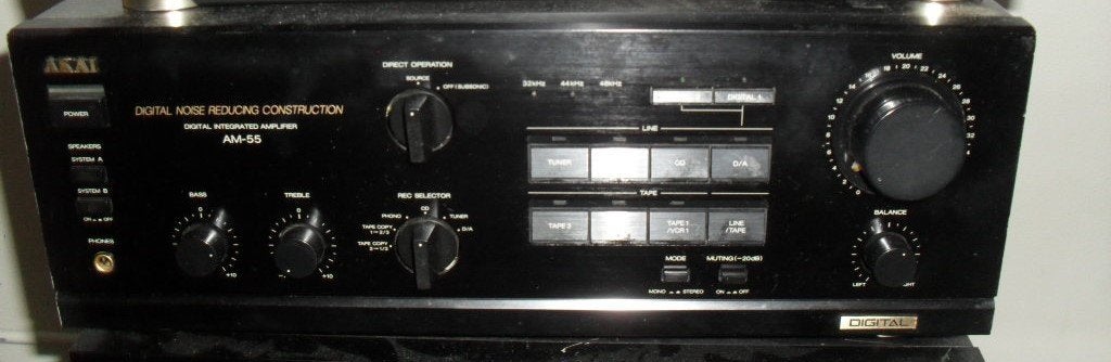 Akai AM-55 Versterker - 80 Watt, Ophalen, Gebruikt, 60 tot 120 watt, Overige merken