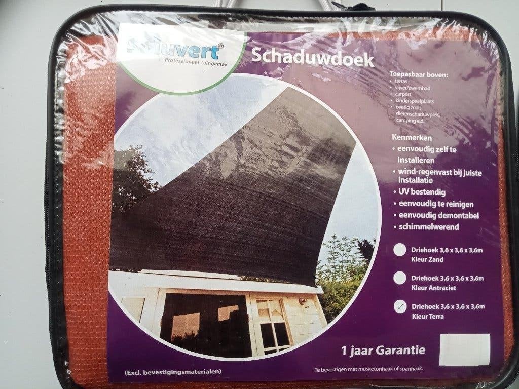 NIEUW SOLUVERT SCHADUWDOEK TERRA, Ophalen, Nieuw