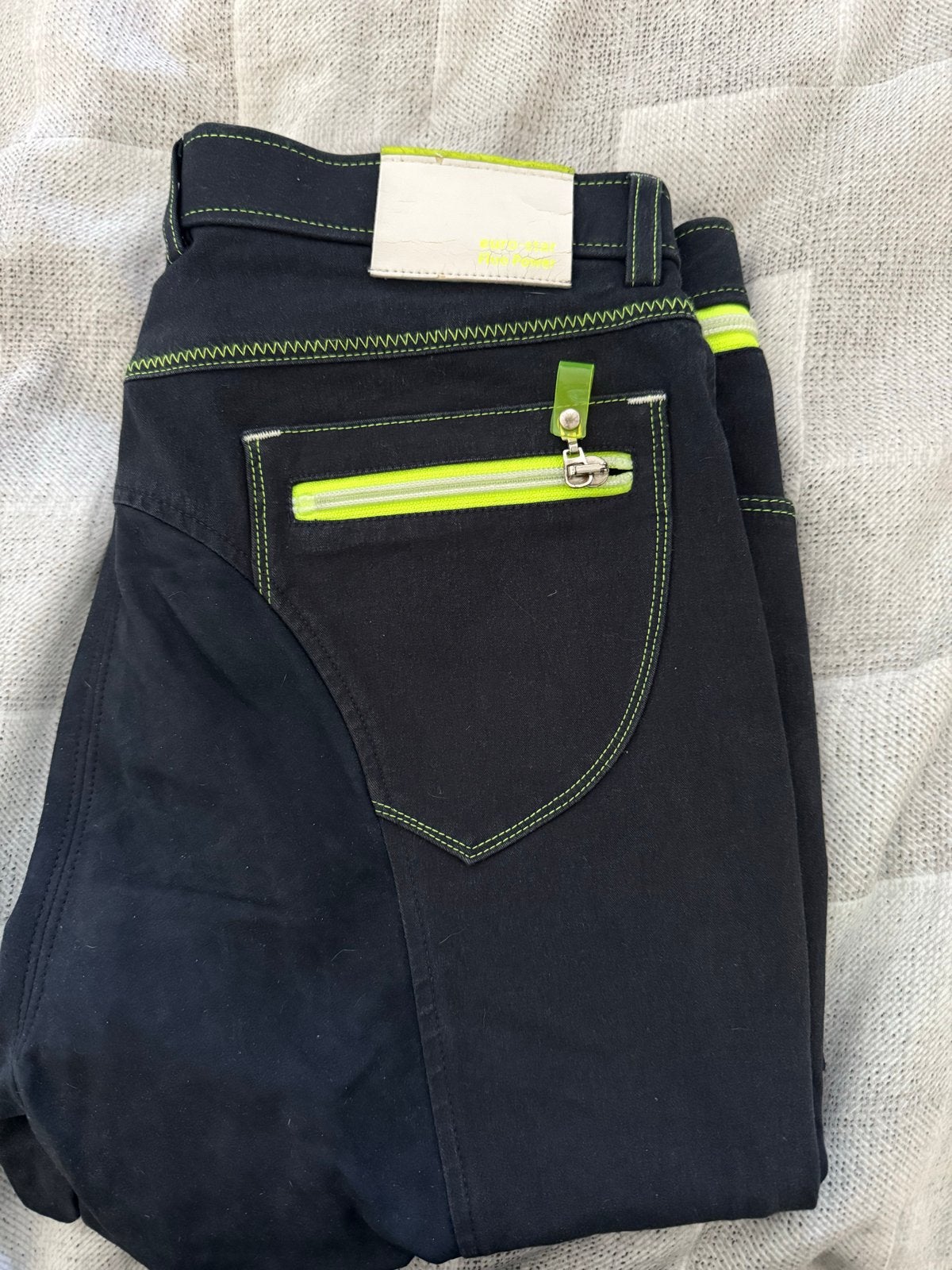 Donkerblauwe Eurostar rijkbroek in lengtemaat 40, Dieren en Toebehoren, Paardrijkleding, Ophalen of Verzenden, Dressuur, Onderkleding