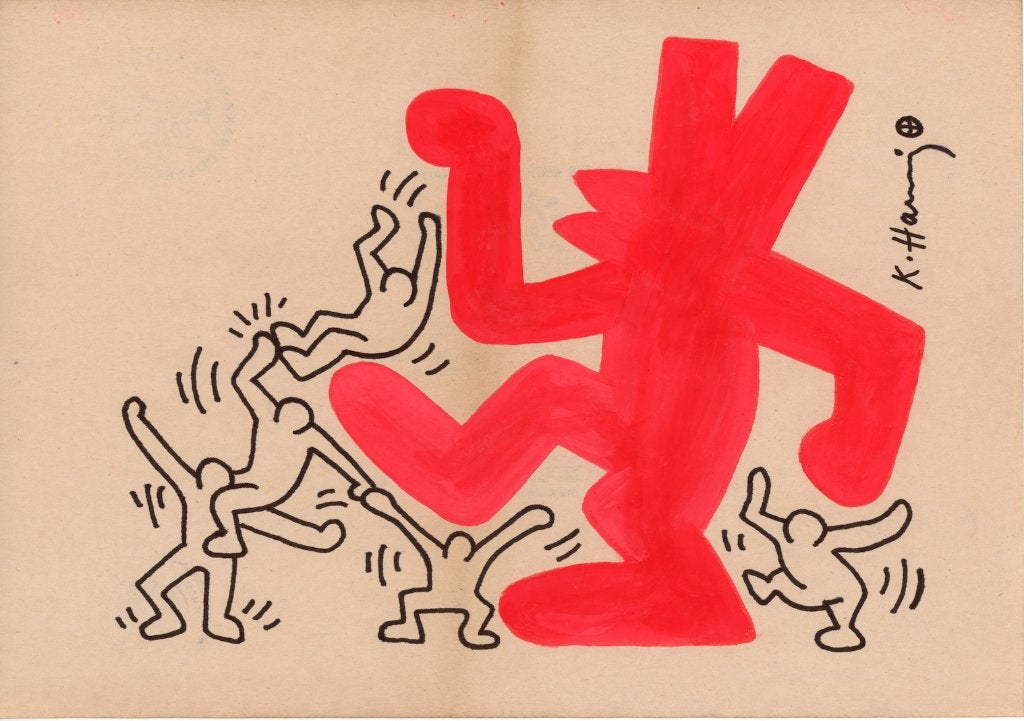 Keith Haring Artwork, Ophalen of Verzenden