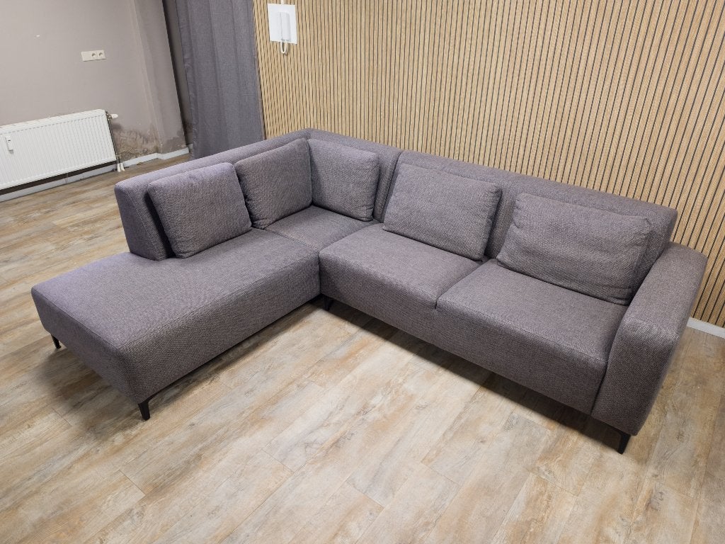 Mooie Groot Antraciet Hoekbank, Info@banxtel.nl, Gebruikt, Hoekbank, Hoekbank