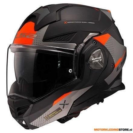 LS2 FF901 Advant X Oblivion Systeemhelm, Zwart-Antraciet, Ophalen of Verzenden, Nieuw met kaartje