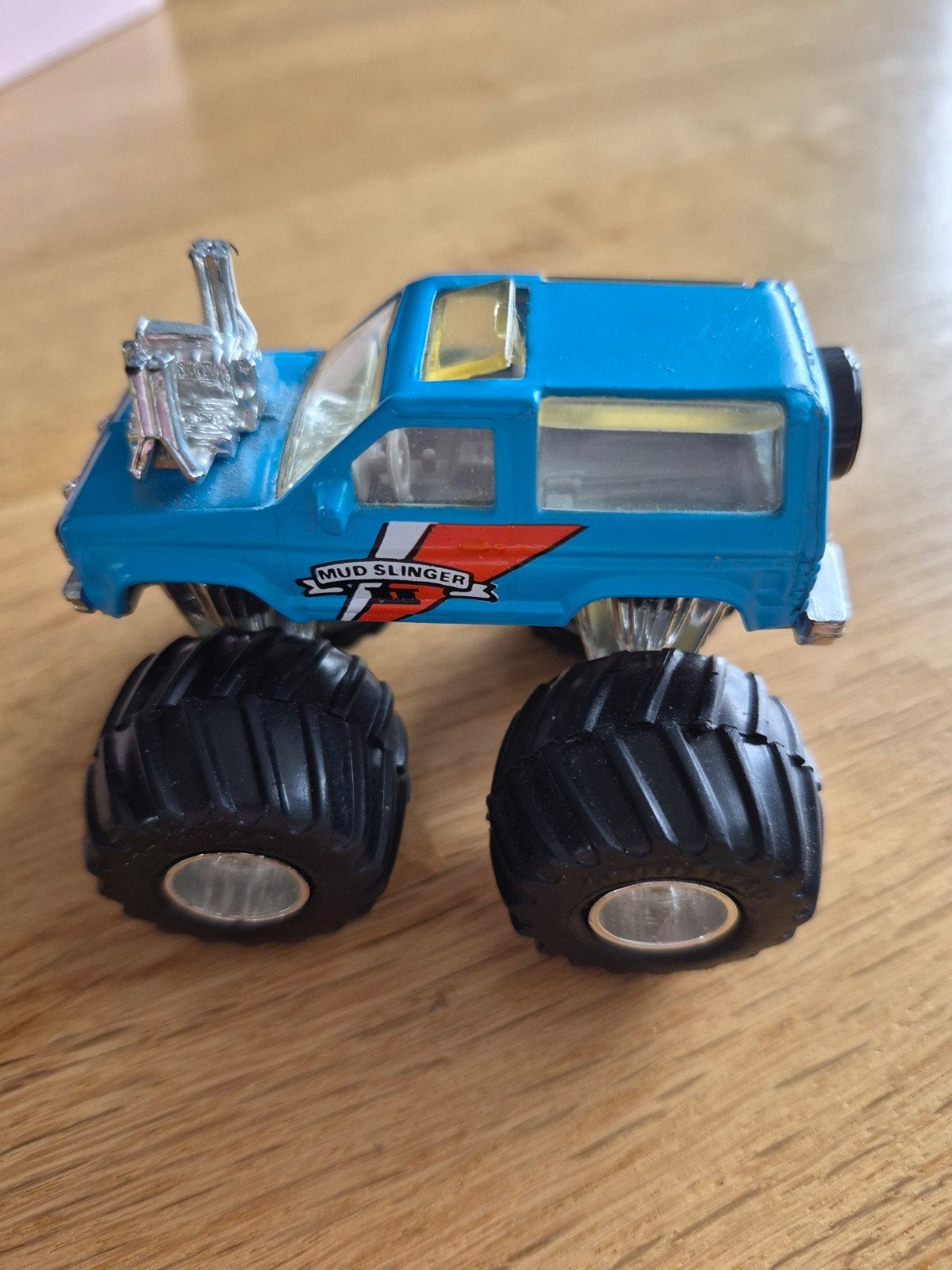 Matchbox Mud Slinger Monster Truck 1987, Overige merken, Gebruikt, 1:50 of kleiner, Ophalen of Verzenden