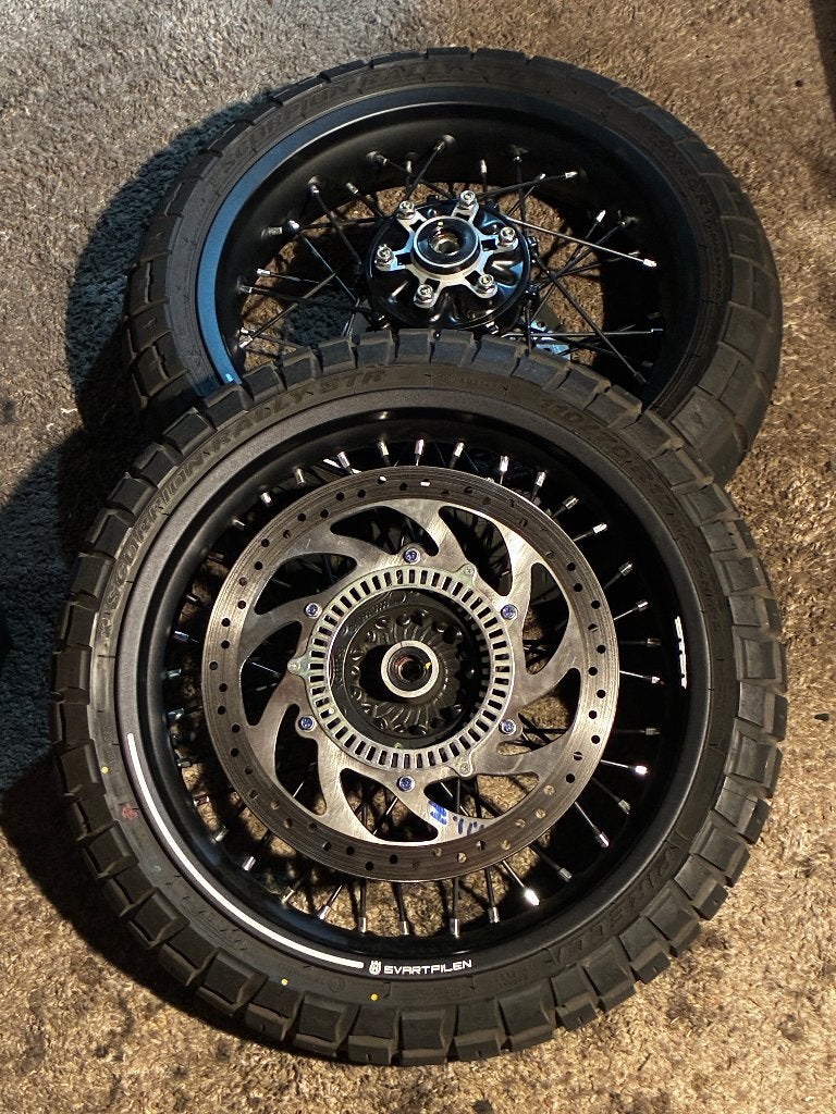 Supermoto wielen, Ophalen, Gebruikt