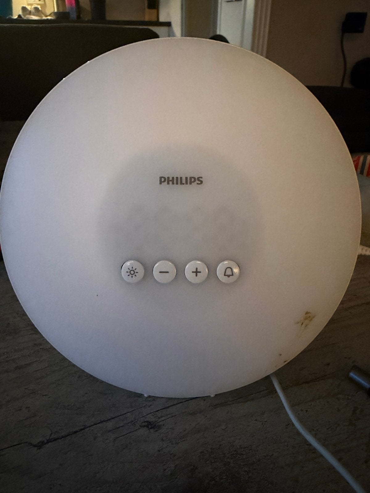 Philips Wake-up Light HF3500 - Wekker met licht, Gebruikt, Kunststof, Ophalen of Verzenden, Modern
