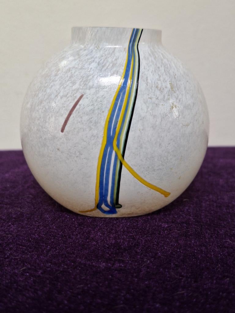 Bertil Vallien -Rainbow miniatuur Vaas - gesigneerd, Ophalen of Verzenden