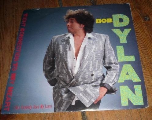 single Bob Dylan "Tight Connection" - "We Better " - Italië, Ophalen of Verzenden, Gebruikt, Pop