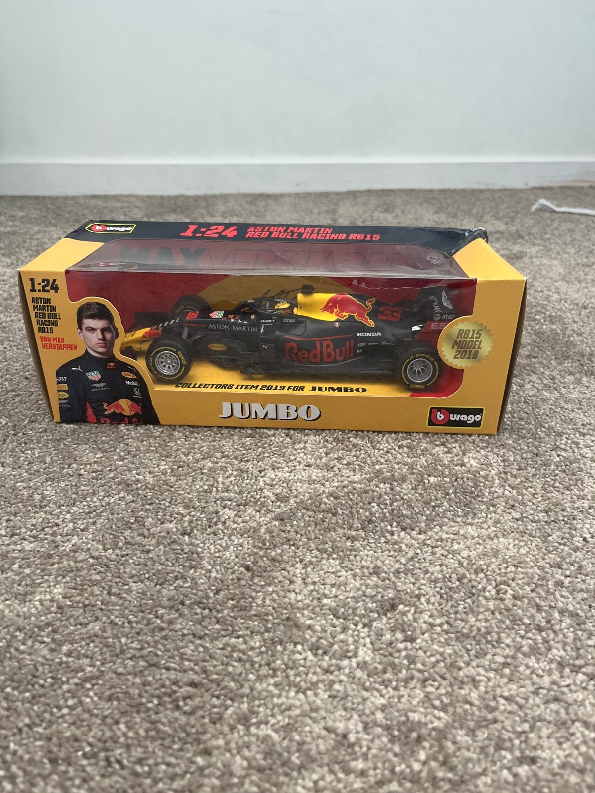 Red Bull Racing RB15 Max Verstappen 1:24 Bburago, Ophalen of Verzenden, Zo goed als nieuw