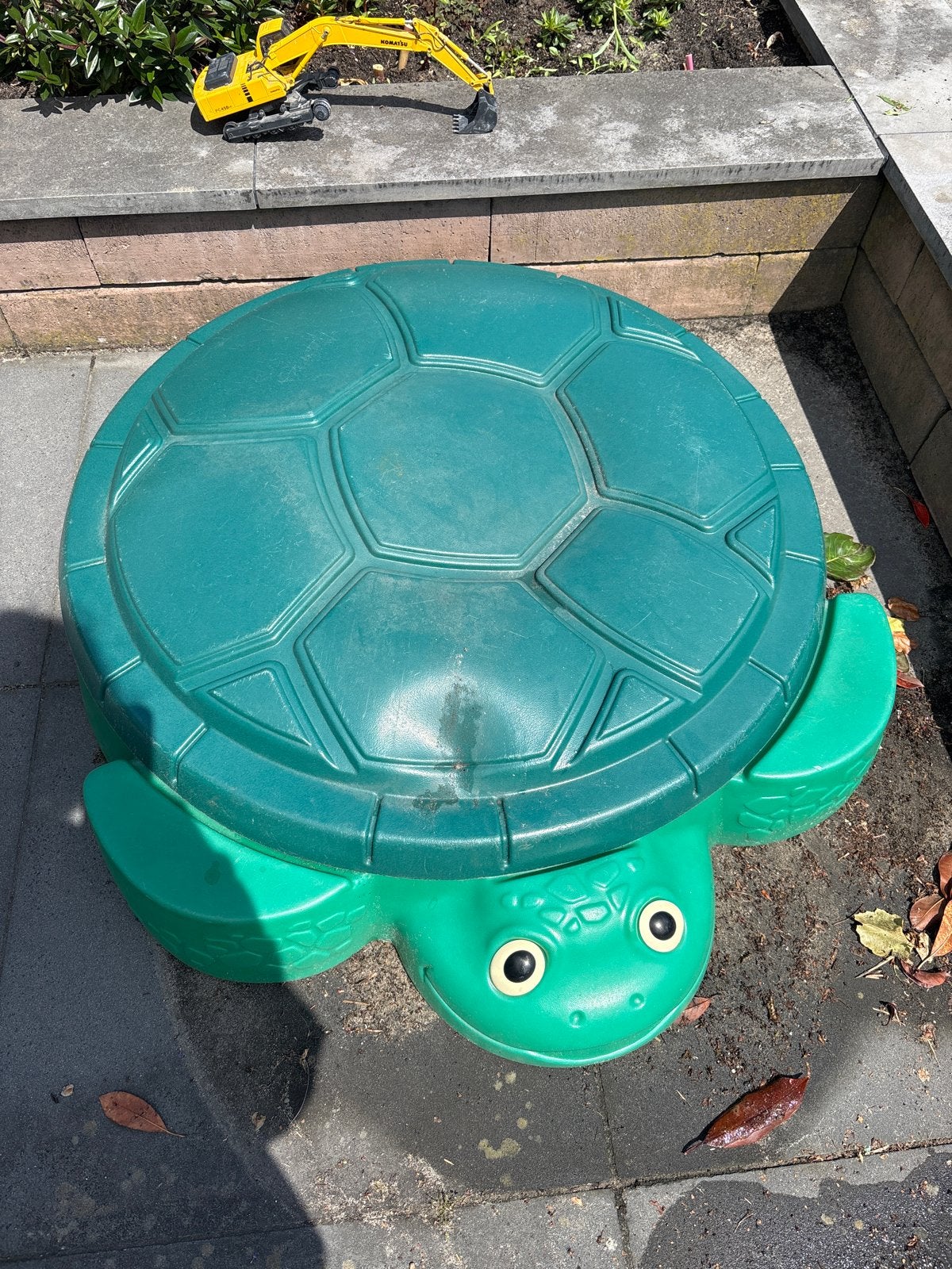 Schildpad zandbak met speelgoed, Kinderen en Baby's, Speelgoed | Buiten | Zandbakken, Ophalen, Gebruikt