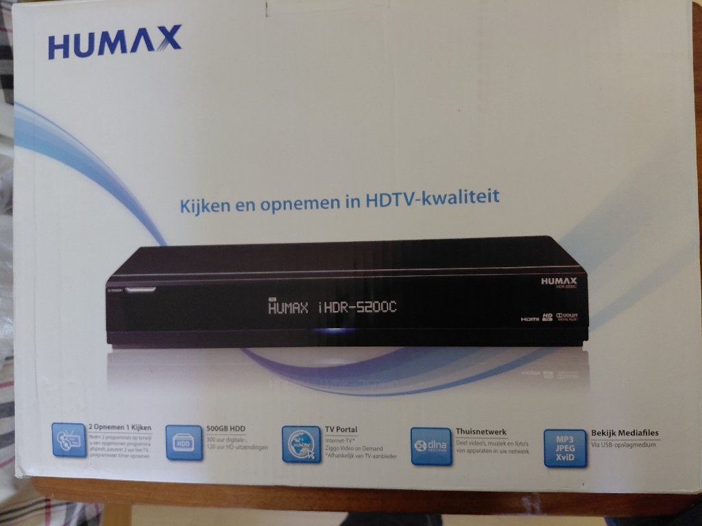 humax hdtv recorder iHDR-5299C, Ophalen, Zo goed als nieuw, Harddiskrecorder