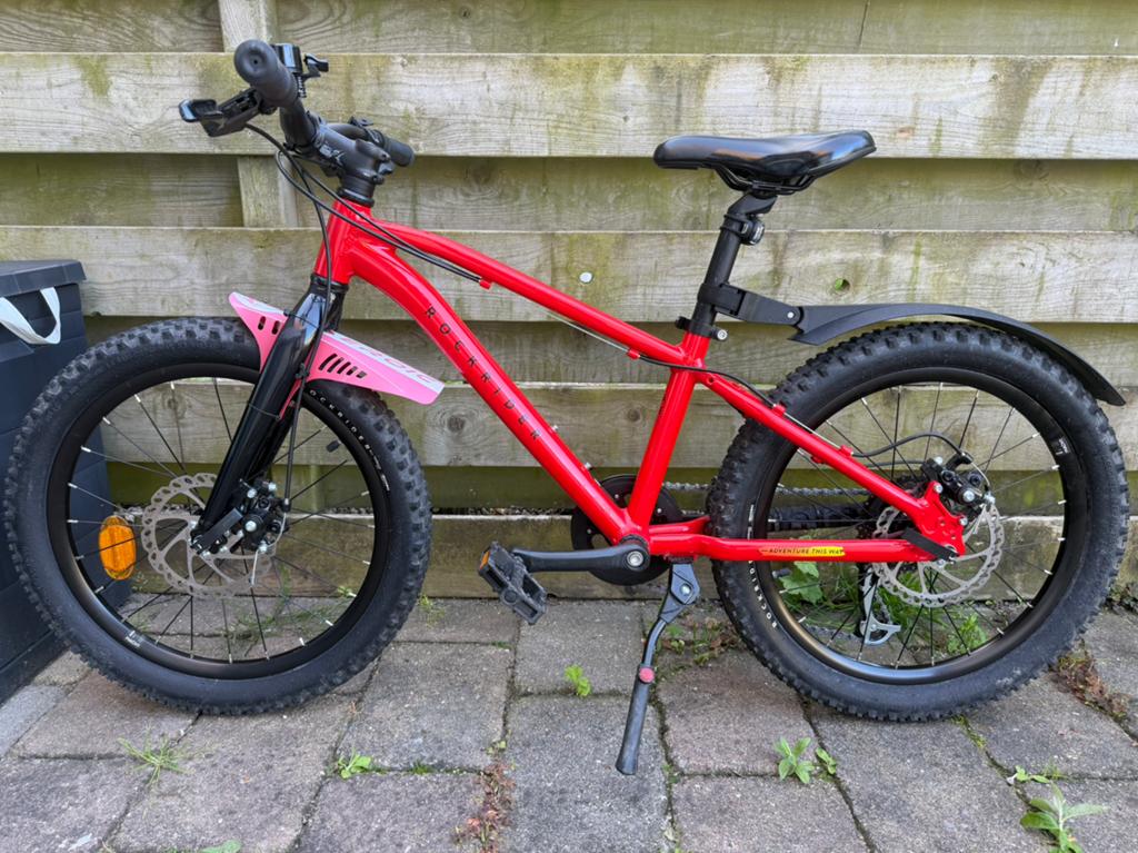 ROCKRIDER Mountainbike 6-9 jaar 20 inch 900R rood, Heren, Ophalen of Verzenden, Zo goed als nieuw, Overige merken