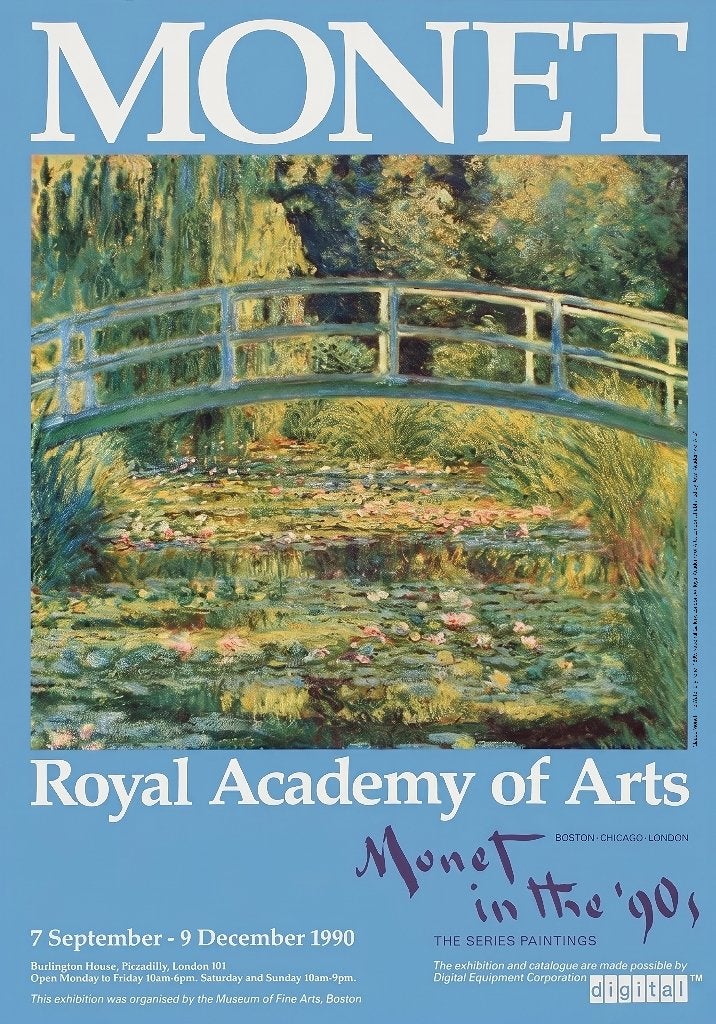 Affiche Claude Monet, Boeken, Ophalen of Verzenden