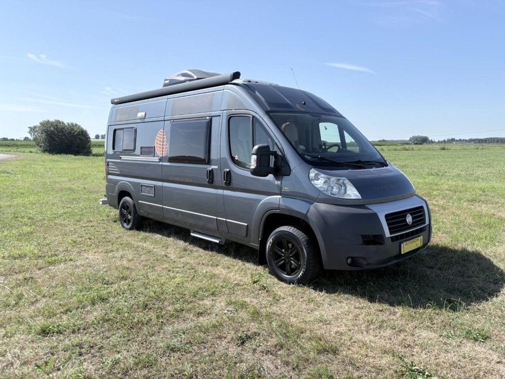Pössl Globescout 600 | 2013 | Dwarsbed | Fietsendra, Caravans en Kamperen, Niet ingevuld, Buscamper of Camperbus, Fiat, Pössl